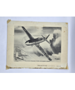 VTG TED GROHS 11x8.5 Lithograph Vultce Vanguard P-48A-Intercepter Pursui... - $487.39 MXN