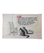 CAT illustrated B. Kliban Workman Publishing 1975 Oblong Paperback Vintage - $10.84 CAD