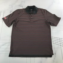 Under armour Polo Shirt Herren XL Schwarz Rot Weiß Gestreift The Glaciers - $12.85
