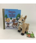 Rudolph Island Misfit Toys Hardcover Book Christmas Clarice Plush Reinde... - $24.70