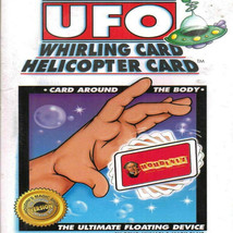 Magic UFO Whirling Helicopter Card Levitate Gimmick + Video Tutorial WATCH DEMO! - £19.28 GBP