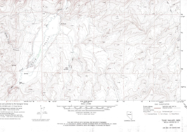 Tule Valley, Nevada 1972 Vintage USGS Topo Map 7.5 Quadrangle Topographic - $23.99