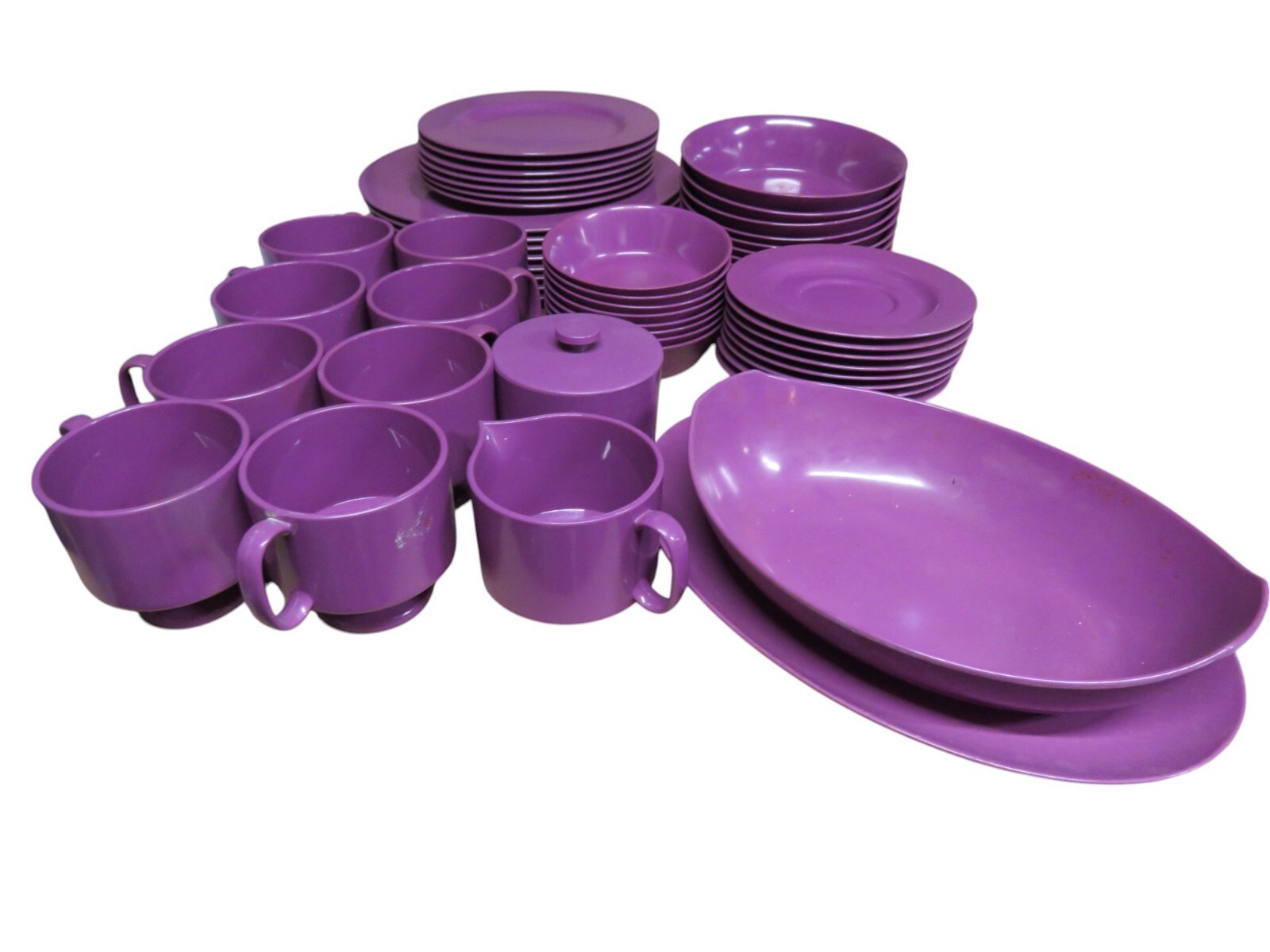 VTG ONEIDA Purple Melamine Melmac Set 50 and similar items