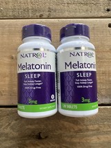 2 Natrol Melatonin Natural Sleep Aid 100% Drug-Free - 3 mg | 120 Tablets... - $14.70