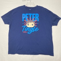 Funko Marvel Spiderman T-Shirt Mens Blue 3XL XXXL Short Sleeve Shirt Graphic Tee - $7.19