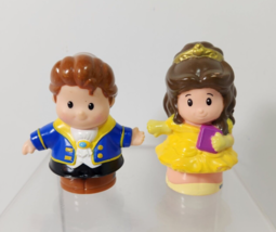 Fisher Price Little People Disney Beauty &amp; the Beast Belle &amp; Prince Adam - $12.11