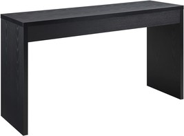 Black Northfield Hall Console Desk Table From Convenience Concepts. - $99.95