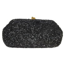 Vintage Sidney and Co Australia Black Beaded Starburst Kiss-Lock Purse Clutch  - $45.79