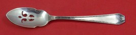 Madam Jumel by Whiting Sterling Silver Olive Spoon Pierced 5 3/4&quot; Custom Made - £54.53 GBP