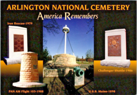 Postcard Washington D.C. Arlington National Cemetery Specific Memorials 1998 - £3.15 GBP