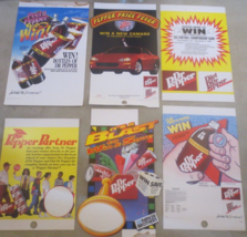 Set of 6 Dr Pepper Cardboard Store Price Display Posters - £3.53 GBP