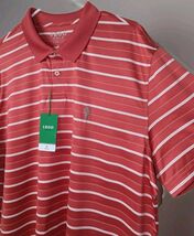 NWT IZOD Golf Strech Polo Watermelon Striped Men's Size XL - $22.72
