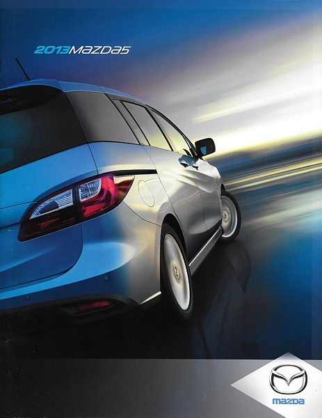 2013 Mazda 5 MAZDA5 sales brochure catalog 13 US Sport Touring - $8.00