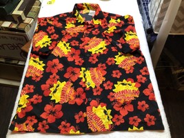 Hawaiian Tropic Medium Button down short sleeve shirt Womans - $25.00