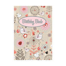 Ozcorp Pink Birds Birthday Book (100x150mm) - £25.52 GBP