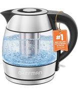 CHEFMAN Electric Kettle - 1.2L 1500W Hot Water Tea Pot with Infuser, BPA... - €55,05 EUR