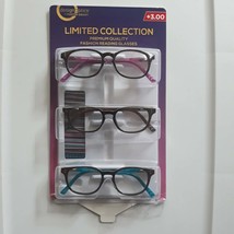 Design Optics Limited Full Frame Ladies Reading Glasses 3 Pack +3.00 - £19.92 GBP