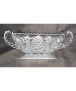Antique Edwardian Imperial Glass Co. clear pressed glass relish dish c.1909 - $411.55 MXN
