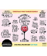 Christmas Wine Glass SVG, Christmas Wine SVG, Wine Quote Svg Wine Decal ... - £3.13 GBP