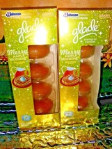 (8) Glade Scented Oil Candle Refills Merry Maple Morning - $29.45