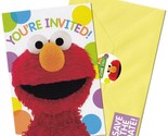 Sesame Street Elmo Birthday Save The Date Party Invitations 8 Per Packag... - £8.66 GBP