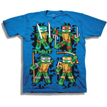 Teenage Mutant Ninja Turtles in 8 Bit Boys T-Shirt Size XSmall 4-5 NWT - £11.21 GBP