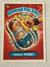 Punchy Perry Garbage Pail Kids Trading Card 1986 GPK Sticker - £1.91 GBP