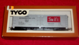 Vintage Tyco HO Scale Swift Refrigerator Line 40&#39; Silver Reefer Car SRLX... - £15.17 GBP