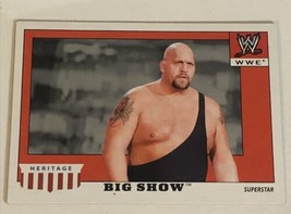 Big Show WWE Heritage Topps Trading Card 2008 #5 - £1.57 GBP