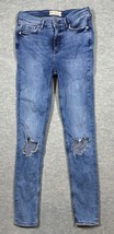 Free People Women&#39;s Jeans Sz 29 Distressed Skinny Casual - $324.25 MXN