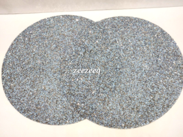 Sparkles Home Luminous Blue Silver Rhinestone 15&quot; Placemats Set of 2 - $48.50