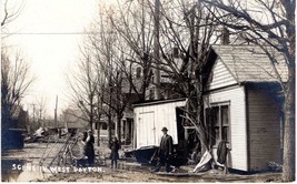 1913 Original Real Photo Post Card Dayton Ohio Flood - damage in West Da... - £18.69 GBP