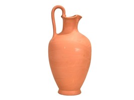 Oinochoe wine Jug Vase Ancient Greek Pottery Ceramic Terracotta Paintable - £44.72 GBP