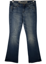 MADEWELL Distressed Five Pocket Blue Casual Washed Denim Jeans Womens Si... - £54.52 GBP