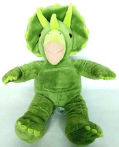 Build A Bear Green Triceratops Dinosaur Plush Stuffed Animal 18&quot; - £24.26 GBP