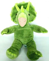 Build A Bear Green Triceratops Dinosaur Plush Stuffed Animal 18&quot; - £23.75 GBP