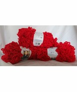 (3 Skeins) Red Heart Boutique Swerve LW2819 1 Ball Red Super Bulky 6 - $621.83 MXN