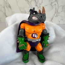 TMNT 1993 Rhinoman Sewer Heroes Super Rocksteady 5&quot; Playmates Toys Actio... - $36.00