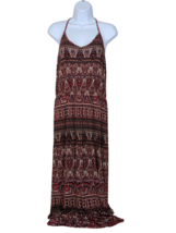 American Eagle Women&#39;s Size S Long Maxi Dress Sleeveless Strappy Boho Geometric - £12.42 GBP