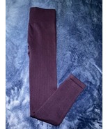 Women&#39;s Fleece Lined Purple Tights - $159.26 MXN