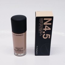 Mac Studio Fix Fluid Spf 15 Foundation N4.5-24 Hour Wear-Matte-New In Box - $28.60