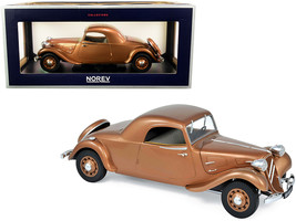 1939 Citroen Traction Avant 11B Coupe Brown Metallic 1/18 Diecast Model Car by N - £82.31 GBP