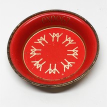 1967 Expo 67 Montreal Canada Round Red Metal Tray Ashtray 4&quot; Vintage MCM... - $6.90