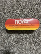 Royal Universal Electronic Calculator Paper 3 Rolls NEW SEALED - $9.90