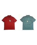 Hickey Freeman Men&#39;s Club Stripe S/S Polo Golf Shirt Size M, L Pick Color - £28.44 GBP