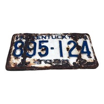 Vintage 1962 Kentucky Todd County Collectible License Plate Original Tag... - $32.71