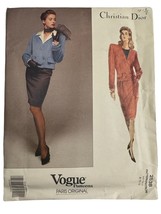 Vogue Paris Original Sewing Pattern 2538 Jacket and Skirt Christian Dior Cut 12 - £9.43 GBP