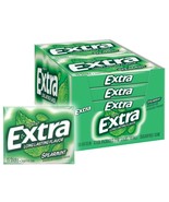EXTRA Spearmint Sugarfree Chewing Gum, 15 Pieces (Pack of 10) - £13.89 GBP