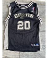 Reebok NBA San Antonio Spurs Manu Ginobili #20 20 Basketball Jersey Medium Youth - $39.11