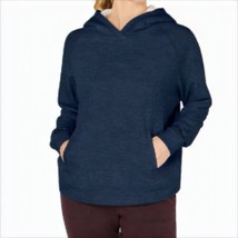 32 DEGREES Womens Activewear Fleece Lined Hoodie Size X-Large Color Hale Navy - £37.21 GBP